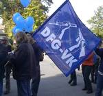 Fahne der DFG-VK