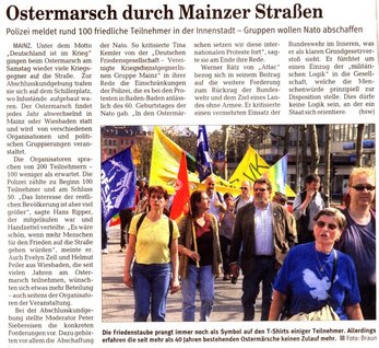 Mainzer Rheinzeitung (14.4.09)