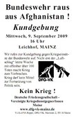 Raus aus Afghanistan!